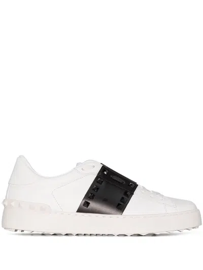 Valentino Garavani Blackwhite Untitled Slip On Sneakers In White