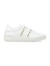 Valentino White Rockstud Untitled Sneakers