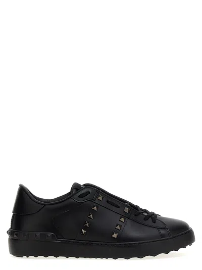 Valentino Garavani Rockstud Untitled Sneakers In Black
