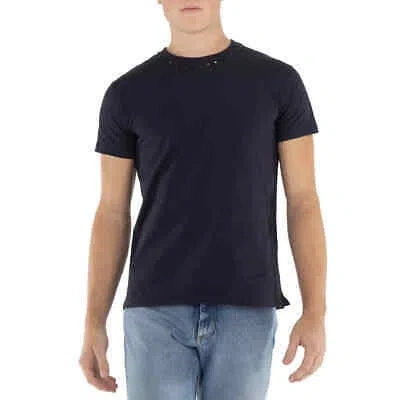 Pre-owned Valentino Garavani Rockstud Untitled T-shirt In Navy In Blue