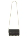 Valentino Women's Rockstud Wallet In Black