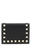 Valentino Garavani 'rockstud' Wallet In Black
