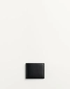 Valentino Garavani Rockstud Wallet In Grainy Calfskin In Black