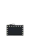 Valentino Rockstud Wallet In Nero