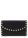 Valentino Garavani  Garavani 'rockstud' Wallet On Chain In Black