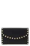 Valentino Garavani  Garavani 'rockstud' Wallet On Chain In Black