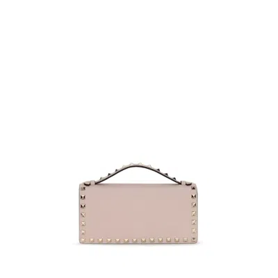 Valentino Garavani Rockstud Wallet In Pink