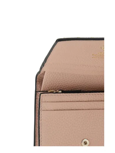 Valentino Garavani Rockstud Wallet In Pink
