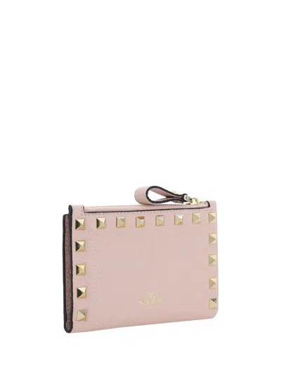 Valentino Garavani Rockstud Wallet In Pink