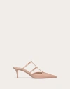 Valentino Garavani Rockstud Wispy Calfskin Mule 60 Mm Woman Rose Cannelle 41.5 In Rose Cannelle