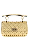 Valentino Garavani Rockstudspike' S Shoulder Bag In Gold
