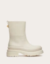 Valentino Garavani Woman Ankle Boots Ivory Size 6 Soft Leather In Light Ivory