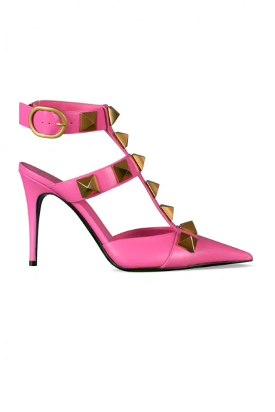 Valentino Garavani Roman Stud Pumps In Pink