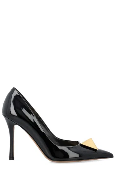 Valentino Garavani Roman Stud Slip In Black