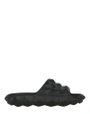 Valentino Roman Stud Turtle Slide Sandals In Black