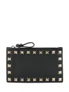 Valentino Garavani Roskstud Zip-up Coin Purse