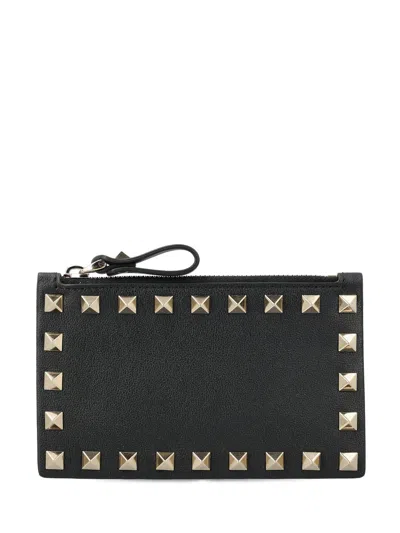 VALENTINO GARAVANI GARAVANI ROSKSTUD ZIP-UP COIN PURSE