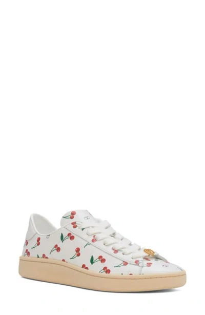 VALENTINO GARAVANI VALENTINO GARAVANI ROYCO CHERRY LOW TOP SNEAKER