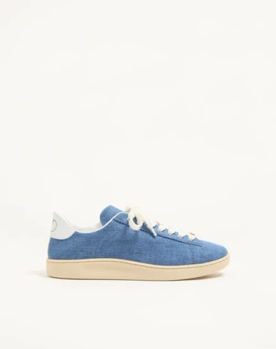 Valentino Garavani Royco-denim-sneaker Mann Denim 46 In Blue
