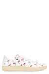 Valentino Royco Sneaker White With Cherryfic Pattern In White