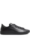 Valentino Royco Nappa Leather Sneakers In Black