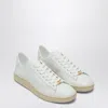 Valentino White Leather Vlogo Signature Sneakers In Multi
