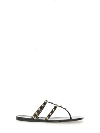 VALENTINO GARAVANI VALENTINO GARAVANI RUBBER "ROCKSTUD" LOW SANDAL