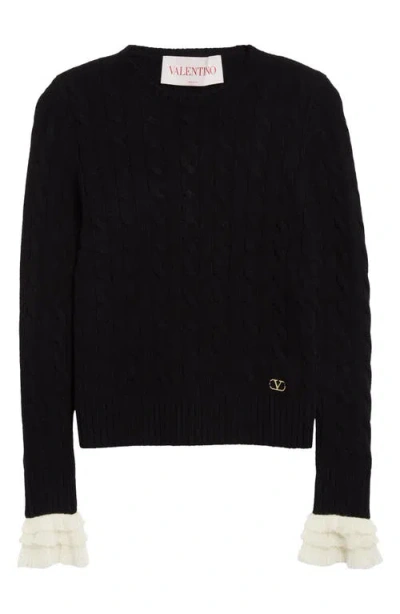 Valentino Black Cashmere Sweater