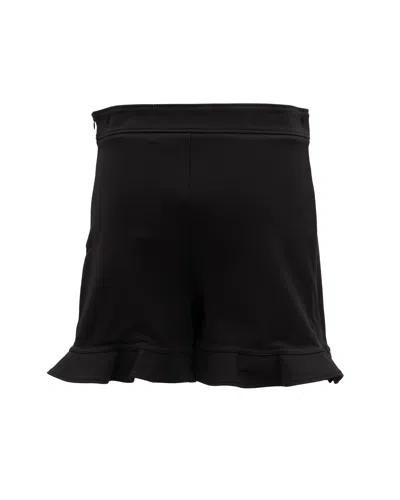 Valentino Garavani Ruffled Mini Skirt In Black