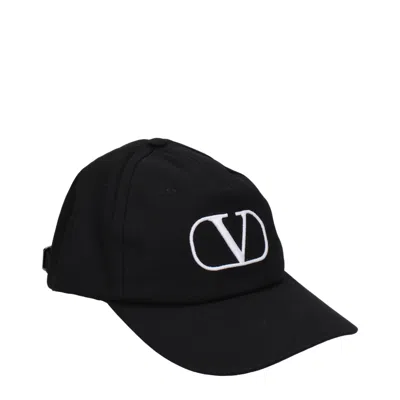 Valentino Garavani Men's Cotton Black Hat