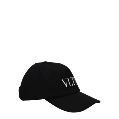 Valentino Garavani Men's Cotton Black Hat