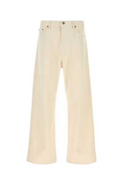 Valentino Garavani Sand Denim Jeans In Neutral