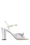 Valentino Garavani Silver Solid Pumps In Multi