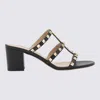 Valentino Saint Laurent White Leather Sl/61 Sneakers In Black