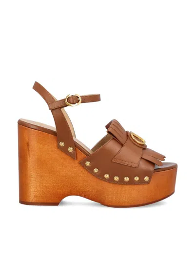 Valentino Garavani Sandals In Gray