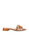 Valentino Garavani Vlogo Signature Slide Sandal In Multi