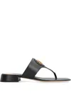 Valentino Vlogo Signature Leather Sandal