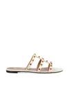 Valentino Rockstud Leather Slides