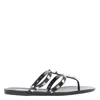 Valentino Rockstud T-strap Flat Slide Sandals