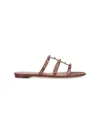 Valentino Garavani Sandals In Brown