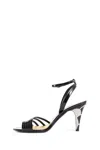 Valentino 85mm Strappy Sandals In Black