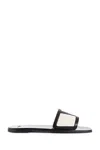 Valentino Garavani Viva Superstar Slide Sandal In Nappa Leather In White
