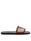 Valentino Garavani Superstar Slide Slipper With Vlogo Detail And Premium Materials In Beige