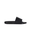 Valentino Coolside Rubber Slides Sandals In Black