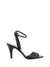 Valentino Ladycrush Mini Sandals With 8.5 Cm Heel In Black
