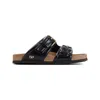 Valentino Fussfriend Leather Sandals In Black