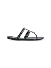 Valentino Stylish Sandals Featuring Studded Open Toe In Black