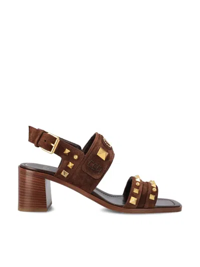 Valentino Garavani Sandals In Brown