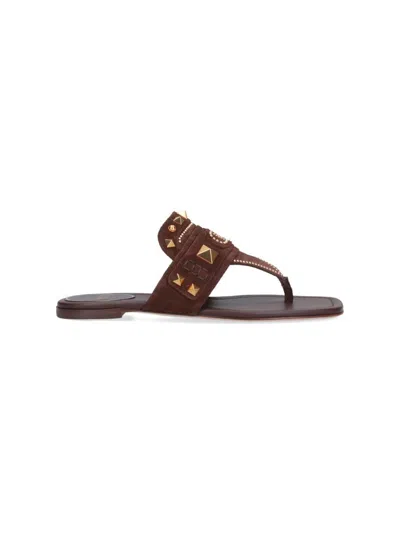 Valentino Garavani Sandals In Brown