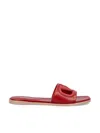 Valentino Logo Slide In Classic Red